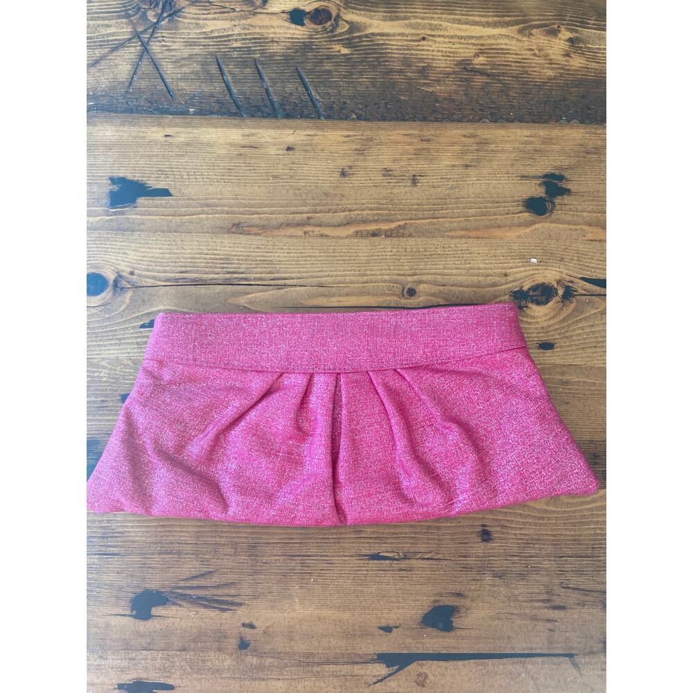Lauren Merkin pink Glitter Clutch